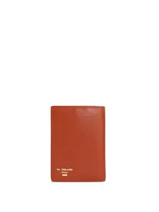 Da Milano Genuine Leather Orange Trifold Womens Wallet (10029E)