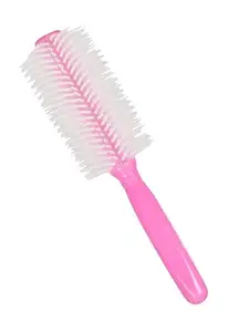 BODYTECH Round Rolling Curling Roller Comb Hair Brush For Adding Curls, Volume & Waves In Hairs| Men and Women| All Hair Types