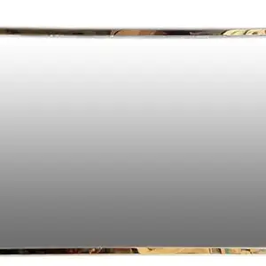 TIKSHA ENTERPRISES (455=455)340 MM Unbreakable Poly Carbon Fiber 5 MM Thick with Yellow Gold Beading Compatible for Samsung Frost Free/Double Door RT26, RT27, RT28, RT29, RT30 Fridge