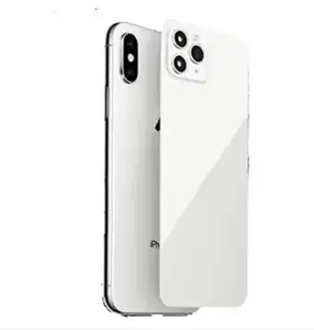 Phone X to Phone 13 Pro Conversion Skin, Protective Back Cover, Scratch and Dust Resistant, White