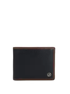 Da Milano RFID Protected Leather Wallet for Men with Card Slot - Black