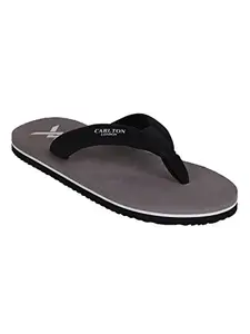 Carlton London Men Black Flip-Flop