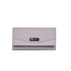 ESBEDA Lavender Color Croco Embossed Wallet for Women