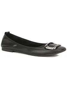Bata Women Yemaria Ballerina, Black, UK 8, (5506044)