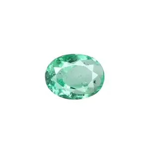 SPIRITUALCART एमराल्ड पन्ना स्टोन ओरिजिनल सर्टिफाइड 5 Carat Panna Brilliant Cushion Cut 5.99 Ratti मरकतमणि पन्ना रतन Colombian Panna Stone Original Certified Pachu Stone For Astrological Benefits Ring