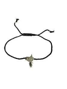 El Regalo 1PC Black Thread Adjustable Nazarbattu Anklet for Kids/Teens Girls & Women- Nazarbattu, Nazaria Thread Fashion Anklets for 1Leg (Bird Nazarbattu Anklet)