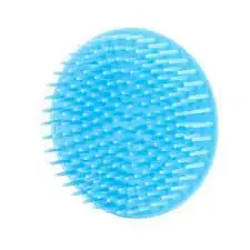 BAINXTRA Men's Round Comb, Soft Rubber, Curl Enhancing, Wavy Hair, Pack of 1