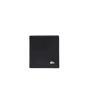 Lacoste Men's Compact 6 Slot Wallet (Black)