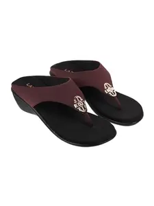 Lazera Fashion Ethnic Sandal, Chappal, Flats For Women Brown
