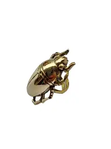 Gold-Toned Beetle Ring.