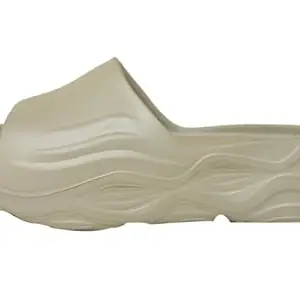 doubleu Recovery Slipper | Soft Doctor Anti-Skid Slipper for Women | Ultra Sporty Slide | Slides, Flip-Flops, Slippers, Chappals | For Ladies and Girls(4,WARM-GREY)