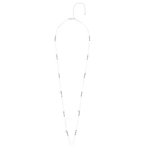 Accessorize London Women's Sterling Silver-plated Long Beaded Necklace