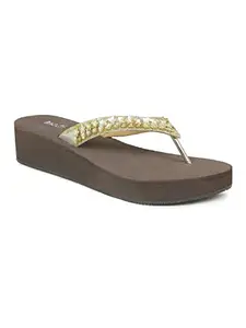 Inc.5 Inc5 Womens Platform Heel Sandals 600486GOLD