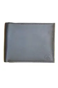 MOBEOLOGY Brown Leather Wallet for Men