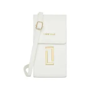 Lavie Zipper Vertical PU Women's Casual Wear Wallet (White, Large)