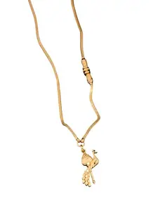 Shubh Jewels Royal Gold Plated Mangalsutra Pendant with Beautiful Chain for Women Desihn no Mor25 COMBO OF 2