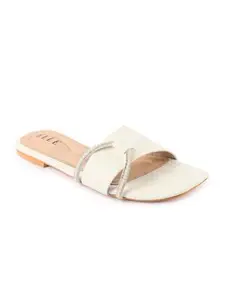 ELLE women Sandal,White,UK-3