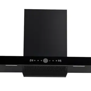 Elisa Orbit BLDC Black Wall Mounted Kitchen Chimney 90 CM