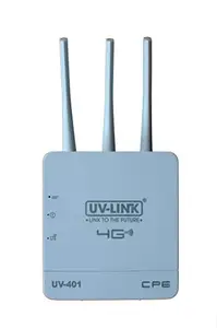 UV-LINK UV-301 4G Router CPE with SIM Card Slot - All SIM Card Supported, Insert Sim & Play, Upto 16 Users, Speed Upto 150 Mbps(UV-401)
