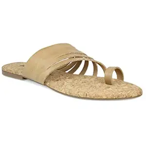 Inc.5 Shoes Woman Flat Fashion Sandal-100946_BEIGE