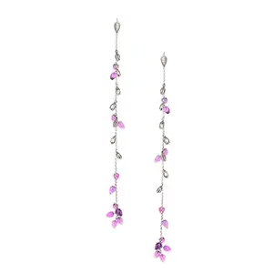 Shaya by CaratLane Oxidised Mammilaria Bloom Earrings in 925 Silver