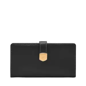 Fossil Women Leather Lennox Black Wallet Sl10036001