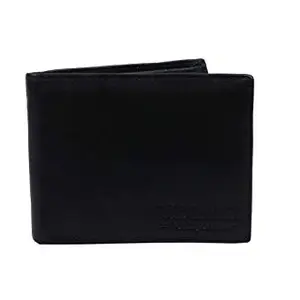 WilD LeathR Men's Genuine Leather Wallet - Black Color