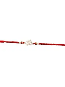 Kavya Silver Rakhi for Brother With Cotton Kalawa thread For Men, Women, Boys and Girls special for Rakhi