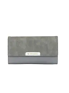 Giordano Grey Polyurethane Women's Wallet (GDLW2002GRN)