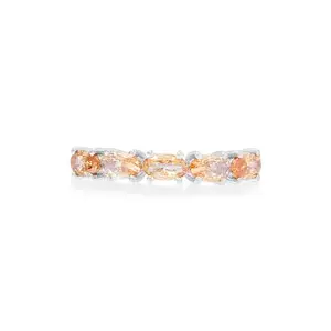 Mia by Tanishq Champagne Sparkler 93 Kt Silver Finger Ring