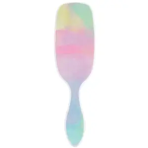 Wet Brush Shine Enhancer Paddle Brush, Color Wash Stripes - Detangler With Ultra Soft Bristles, Infused With Natural Argan Oil for Shiny, Smooth Hair, Wet or Dry, All Hair Types