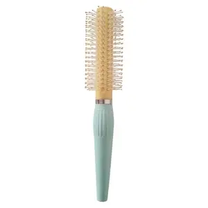 Bright Round Hair Brush with Strong & Flexible Nylon Bristles having Anti-static Ball Tips, For Grooming, Straightening, Smoothing, Detangling Hair, Ideal for Men & Women