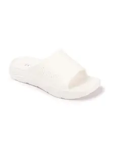 Carlton London Men's Slider, White, UK-6
