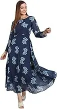 Blossom Elegance: Women's Floral Georgette Western Dress – Perfect for Spring Multicolour