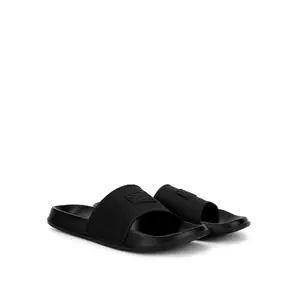 United Colors of Benetton Men's Spliced Logo Casual Slippers