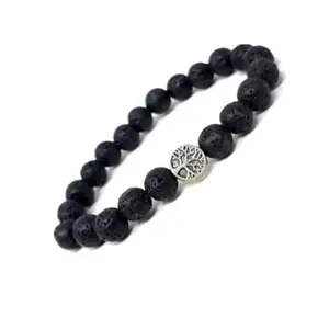 ASTROGHAR Lava Volcanic Beads Crystals Bracelet For Men And women