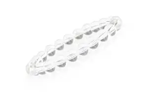 GEMSMANTRA Natural Gemstone 8 mm Bracelet for Men & Women | Stretchable Crystal Beads | Spiritual Meditation Bracelet | Regular & Mahashivratri Energized Variants