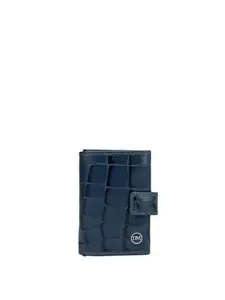 Da Milano Leather Card Holder for Men & for Women - Blue