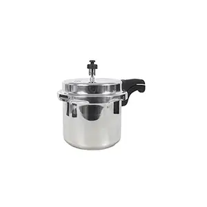 Prashanti Ganga 3 Litre Aluminium outer lid Pressure Cooker || Thick base || Spilage Control, Silver (3 Liter) price in India.