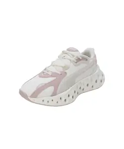 Puma Womens Softride Frequence WNS Warm White-Mauve Mist-Alpine Snow Running Shoe - 6 UK (31055603)