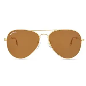Royaltail Aviator Sunglasses Pilot Shape Unisex Square 100% UV Protected | For Men & Women | For Eye Protection, Safety, Party, Styling & Driving