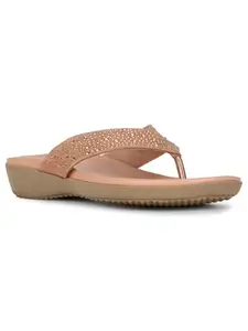 Bata Star Thong Women Slipper In Red