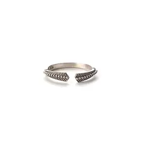 Shaya by CaratLane Antique Apis Mammas Heritage Ring in 925 Silver