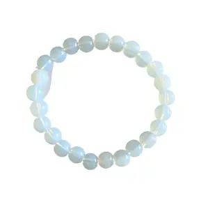 GtcGems Opalite Bracelet Original Certified AAA++ Grade Opalite Crystal Bracelet ओपेलाइट स्टोन का ब्रेसलेट Valueable Real Opalite Bracelet Opalite Luminance Bracelet for Men and Women ओपलाइट ब्रेसलेट
