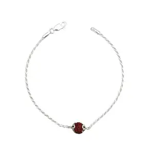 flaunt basket Rudraksha Healing Bracelet with Silver Rope Chain 8.5 Inch Unisex Spiritual Jewelry for Meditation, Positive Energy, Wellness & Inner Peace – Energized Wrist Accessory