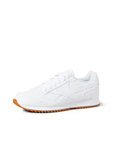 Reebok Classics Men Synthetic Textile Rubber REEBOK ROYAL GLIDE RPL Casual Running Shoes WHITE/GUM UK-10