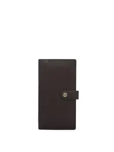 Da Milano Genuine Leather Brown Women Wallet (10280)