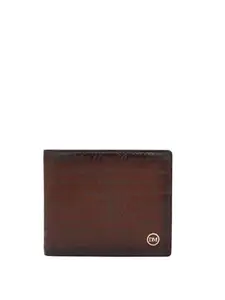 Da Milano Genuine Leather Cognac Bifold Men Wallet with Multicard Slot (0111X)