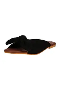 People Women's Black Fashion Sandals-4 UK/India (37 EU) (8907888118327)