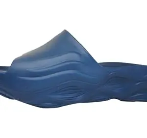 doubleu Recovery Slipper | Soft Doctor Anti-Skid Slipper for Women | Ultra Sporty Slide | Slides, Flip-Flops, Slippers, Chappals | For Ladies and Girls(5,NAVY-BLUE)